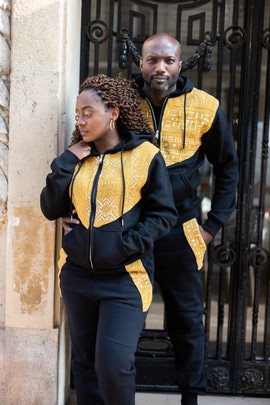 Sable zip-up hoodie and joggers set