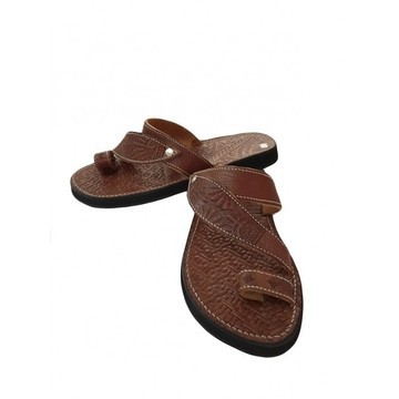 Men's sandal in genuine leather