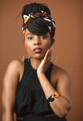 RUDO ORANGE WIRED HEADWRAP