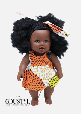 Black doll "Linguère Semou Ndiké Diouf"
