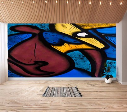 African Wall Decor Art Sticker Ethnic Painting