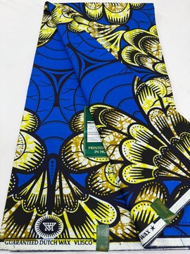 Original VLISCO Super Wax fabric/ Dutch Wax/ Hollandais Wax