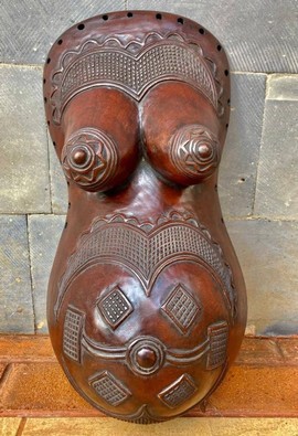 Woman womb treasure wooden curving/antique woman curving/ gift for a loved one
