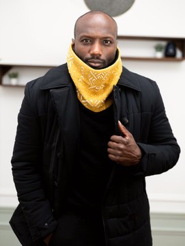 Sand Bogolan Neck Warmer