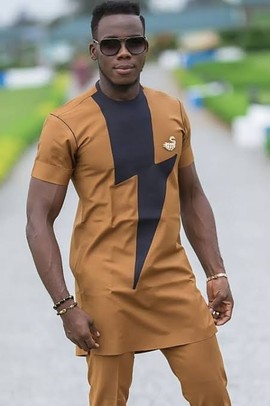 Nice On You, costume traditionnel africain avec pantalon assorti