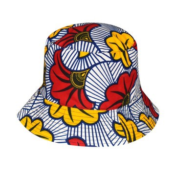 chapeau en wax Fleur de mariage