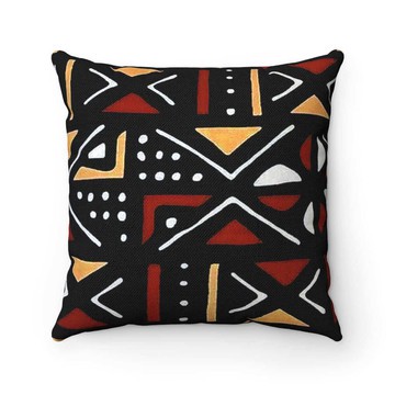 (2 Sets) - Mudcloth Tribal Pillow Cover | African Inspired Decor (MORE SIZES AVAILABLE)