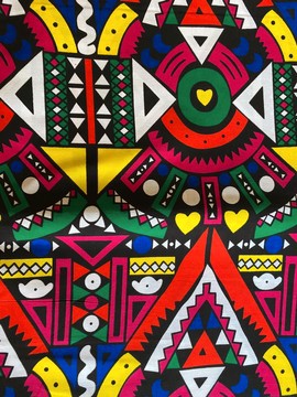 Tissus Wax African pur coton 6 yards "kirikou"