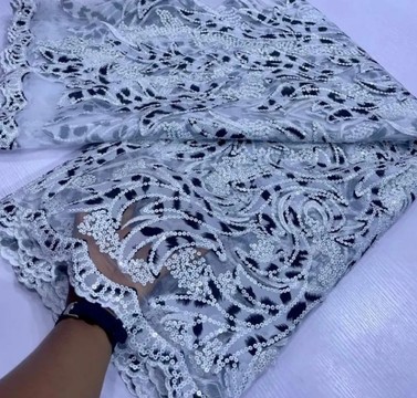 Sample Lace fabric 5 yards
