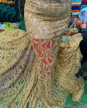 Tissu en dentelle 5 yards