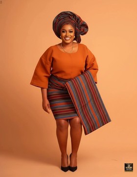 Aso-oke Iro &amp; Buba with Gele