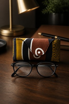 * Étui à lunettes artisanal – Style africain