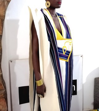7 strips of senoufo loincloth weaves