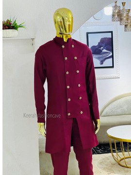 Bespoke men’s wedding suit, suit for men, prom suit jacket and trousers