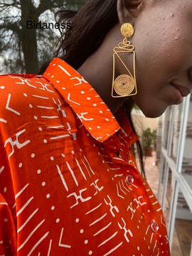 bronze earrings