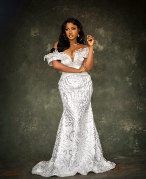 White prom dress, prom gowns, engagement dress