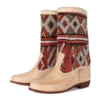 Grande Vente! Bottes en cuir véritable artisanale fait main par des artisans du Maroc
