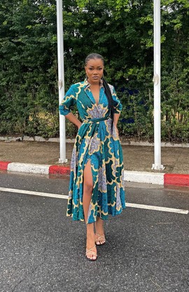 Chic and casual shirt dress