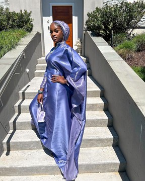 Robe de cérémonie africaine pour invitée, robe africaine de luxe grande taille, robe boubou fluide, mode nigériane,