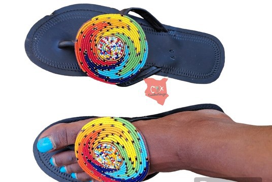 Female sandals,African Sandals, Summer Beach Leather Sandals