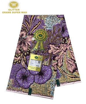 Grand Glitter Super wax Vlisco/Ankara wax/ Ankara Print/ Vlisco Cotton