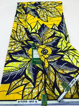 Original VLISCO Super Wax fabric/ Dutch Wax/ Hollandais Wax