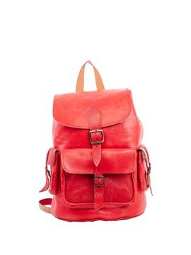 Genuine leather backpack