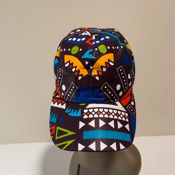 African Print Ankara Multicolor Baseball Cap