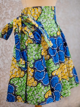 SUN SKIRT WITH ADJUSTABLE KNOT: MIRANA