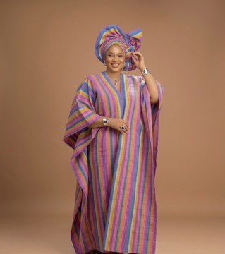 Hand-Loomed Multicolored Aso-Oke Bubu Buba Gown Boubou |Wedding|Ceremonialoutfit|Casual outfit|