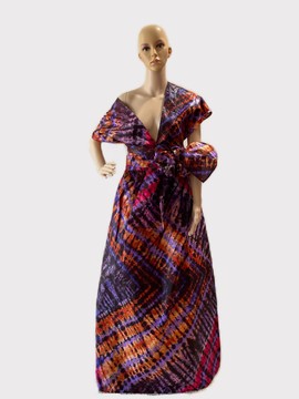Ankara Infinity Dress