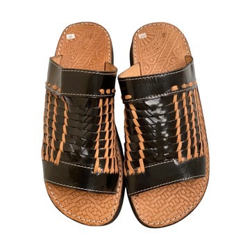 Sandale en vrai cuir Marron mode homme de très haute qualité