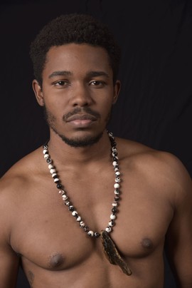MANLY19-19: MEN'S NECKLACE / DRIFTWOOD AND HANDMADE BEADS
