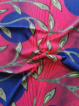 African wax fabric fluid satin fabric