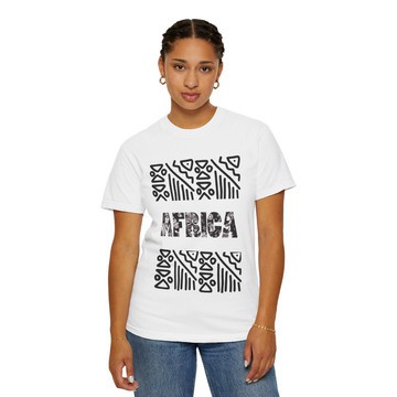 Bold African Tribal Print T-Shirt | Afro Ethnic Graphic Tee | Traditional Pattern Cotton Shirt