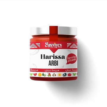 Traditional Tunisian Harissa Arbi 720g, Sauce for Marinades or Condiments
