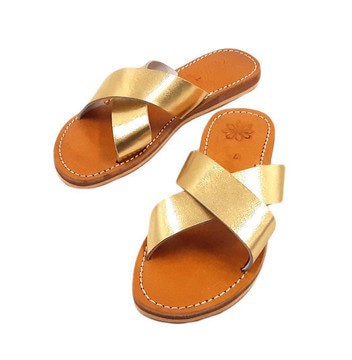 Grande Vente! Sandale été en cuir véritable unisexes fait main par des artisans du Maroc
