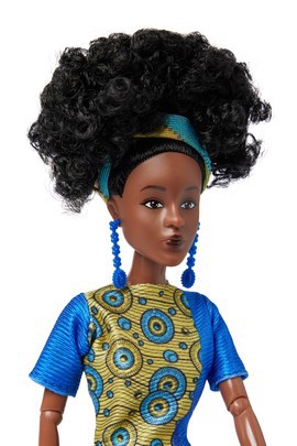 Kiraa African Princess Doll with Natural Afro Hair – 29 cm