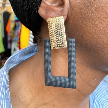 "Kanio" wooden earrings