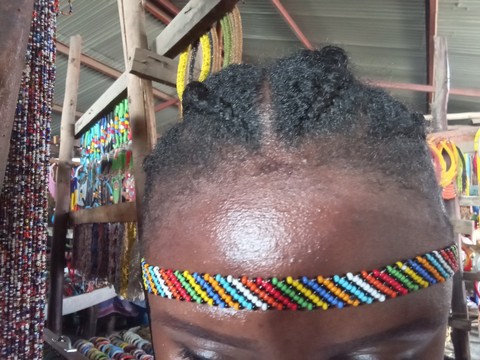 African Women 10 pieces of Headbead jewel