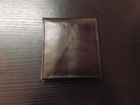 handmade real leather wallet