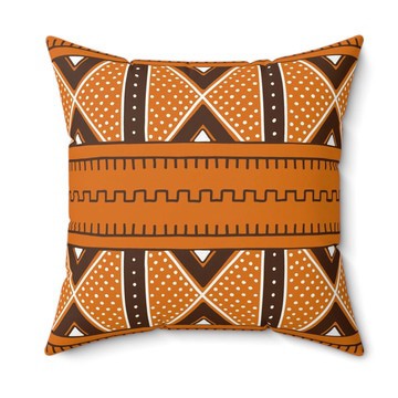 (2 Sets) - African Mudcloth Pillow Covers | Tribal Decoration  (MORE SIZES AVAILABLE)