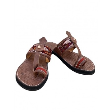 Men's sandal in genuine leather