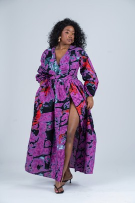 Odelia Ankara Maxi Dress