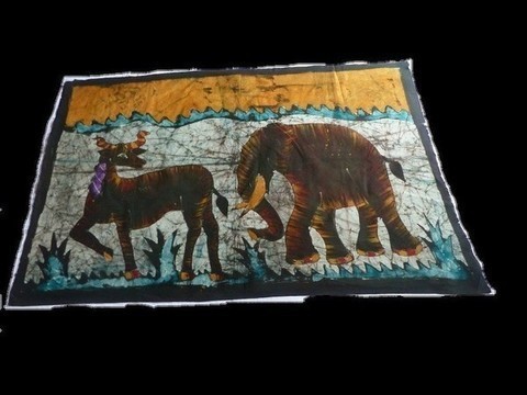 tableau batik seine du village020