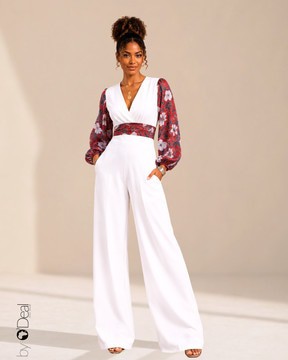 Magnifique Ensemble pantalon large et sa tunique assortie