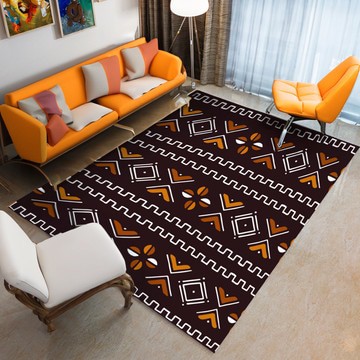 Bogolan African Carpet Rug (LARGER SIZES AVAILABLE)