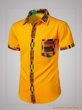 Men African shirt, Men shirt Ankara shirt