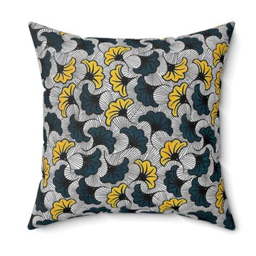 (2 Sets) - Floral Ankara Cushion Covers | Tribal Style  (MORE SIZES AVAILABLE)