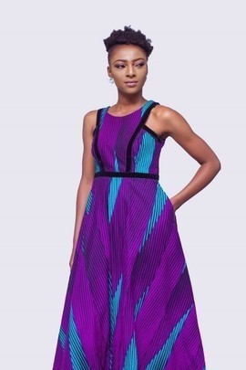 African Print Long Dress, Ankara Dress, African Print Dress, African Clothing for Women